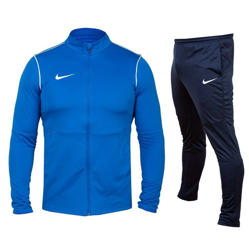 Nike Mens Track Pants Jacket Park 20 Tracksuit Training Set Black Navy