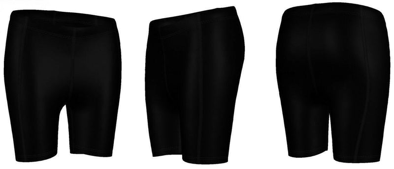 Womens Black Shorts Compression Leggings Gym Pants Running Yoga Ladies Skins