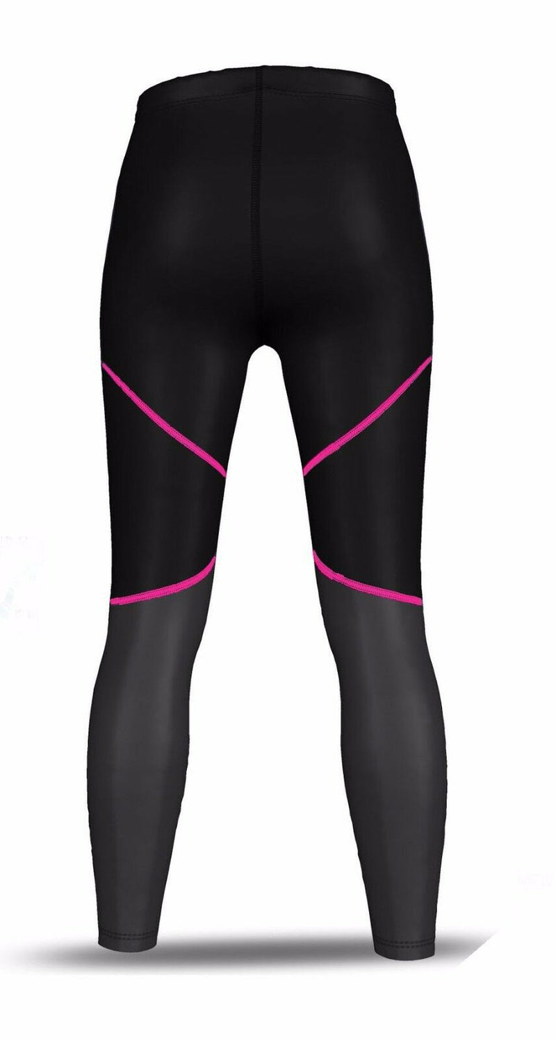 Ladies Womens Black Grey Pink Compression Leggings Gym Pants Running Yoga Skins