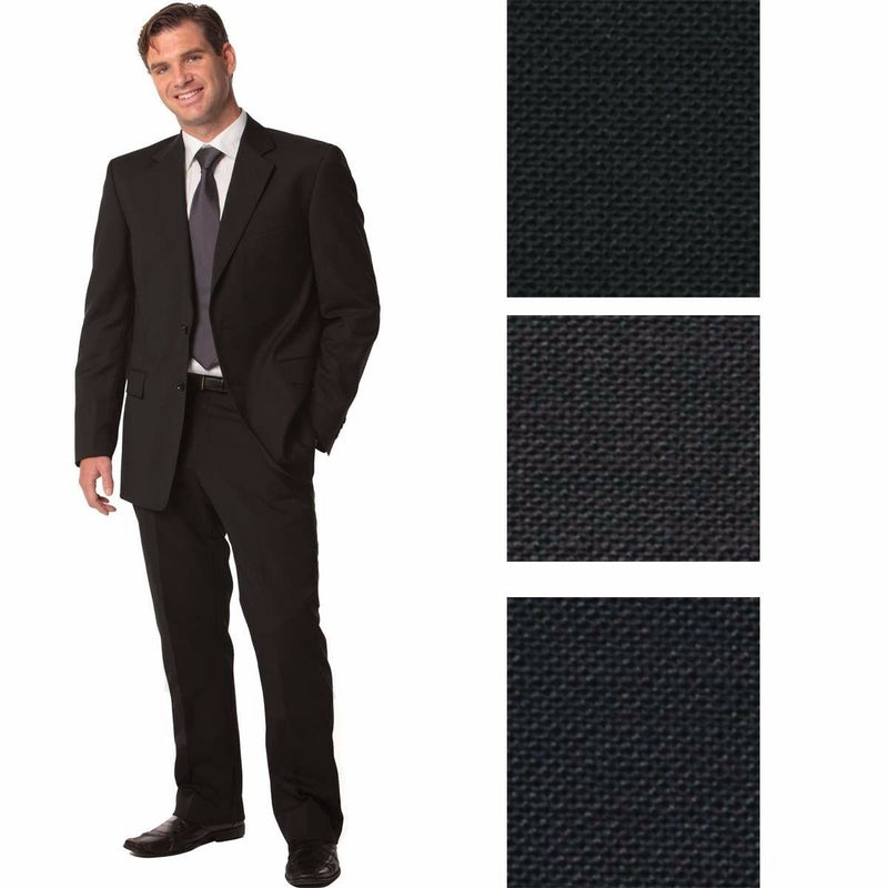 Mens Polyester Viscose Stretch Flexi Waist Business Work Casual Suit Pants Pant