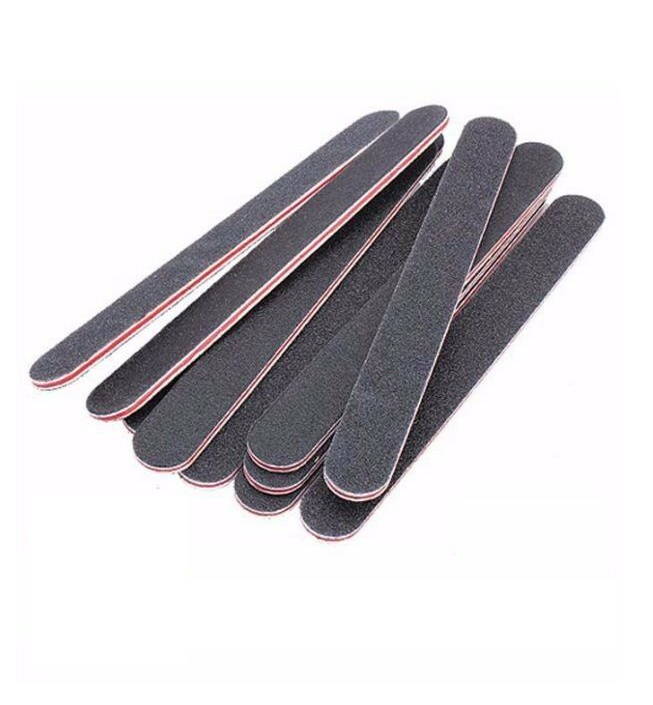 10 Pack X Professional Thick Straight Long Nail File Files Home Beauty Salon