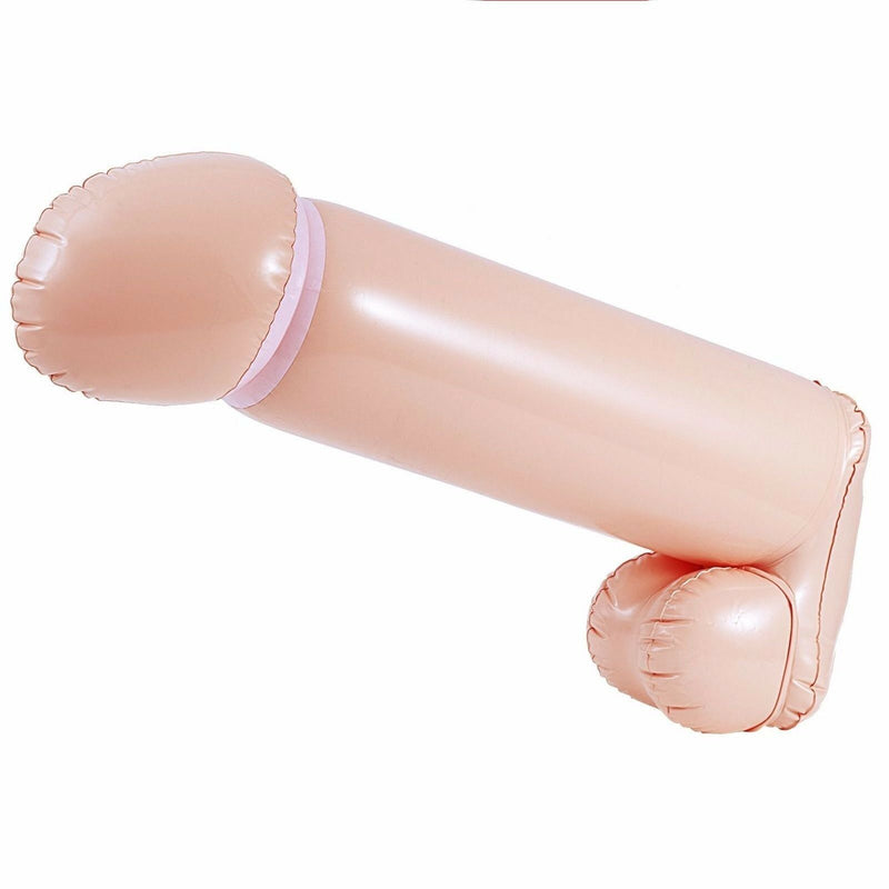 Large Blow Up Inflatable Penis Dick Willy Hens Night Games Fun Party & Straws