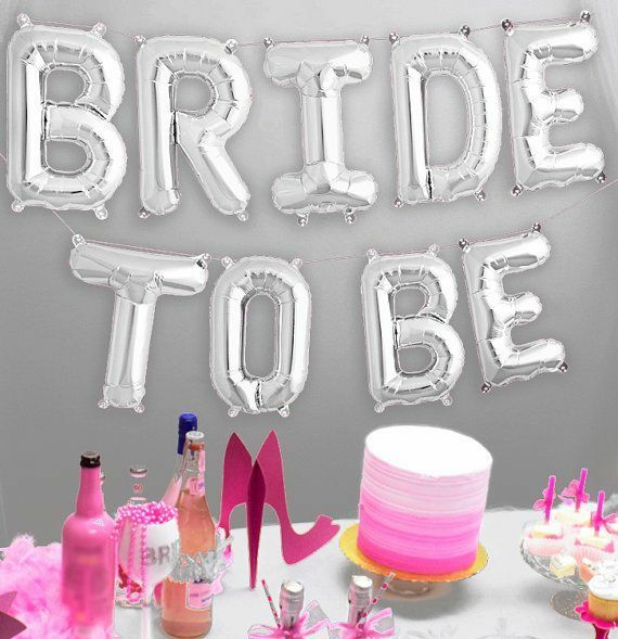 Bride To Be Foil Balloons Bachelorette Hens Party Bridal Shower Decorations