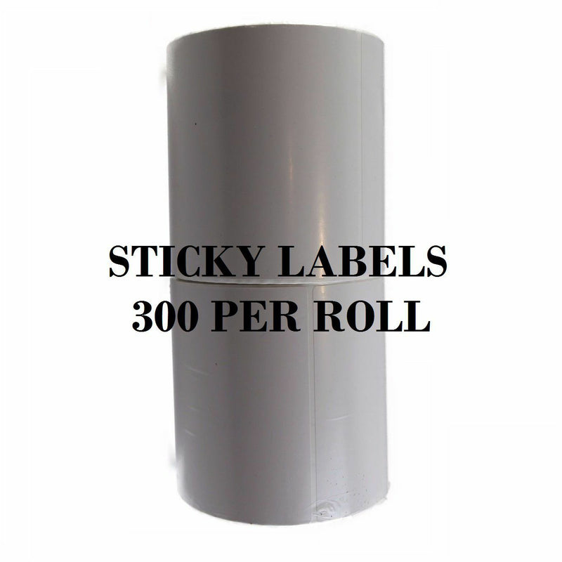 8 x Rolls 150Mmx100mm 2400Pcs White Printing Adhesive Paper Stickers Sticker Label Labels