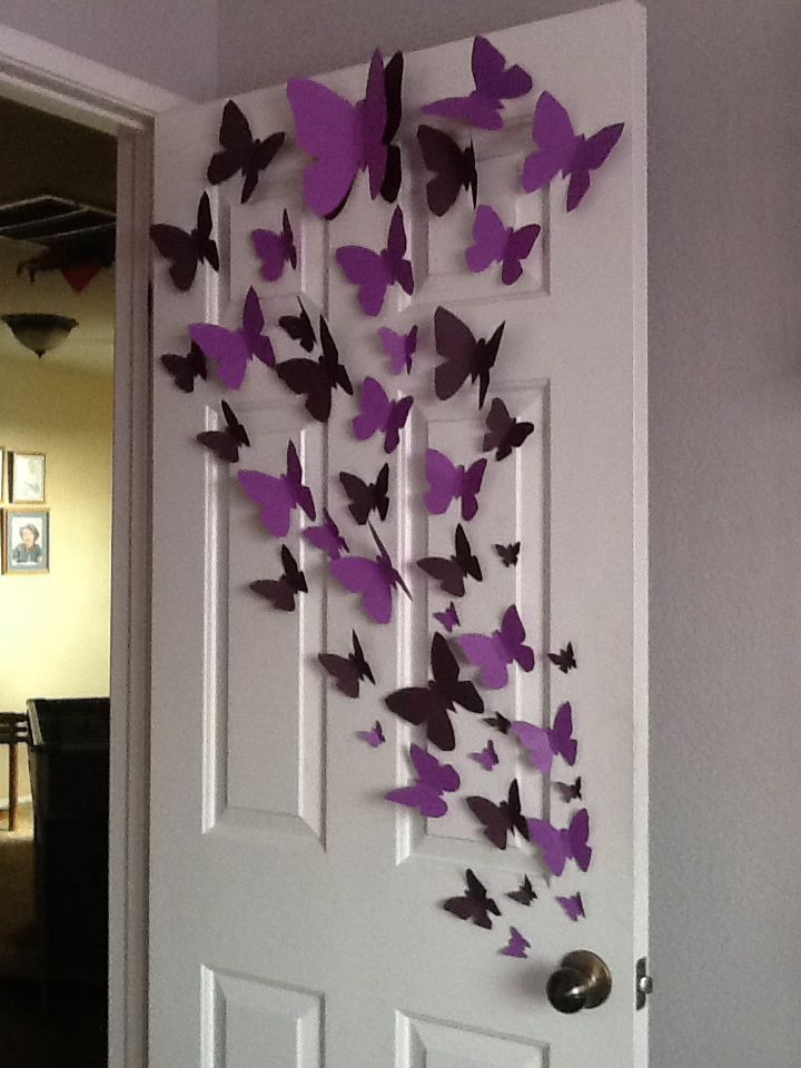3D Butterfly Wall Stickers: Removable Decals Kids Nursery Wedding Decor Art