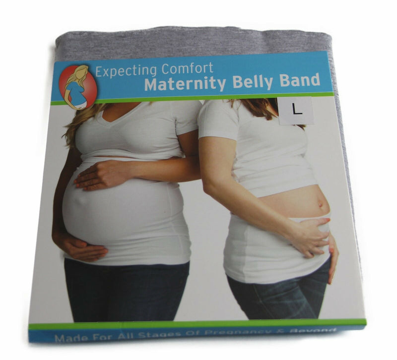 Maternity Belly Band Cover Pregnancy Baby Support Strap  - Grey