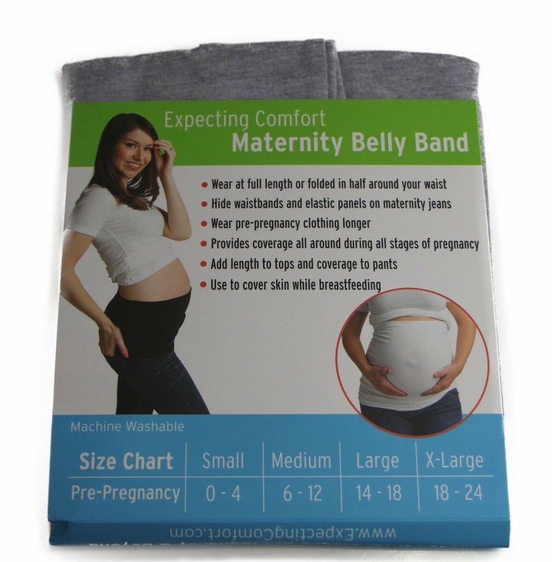 Maternity Belly Band Cover Pregnancy Baby Support Strap  - Grey