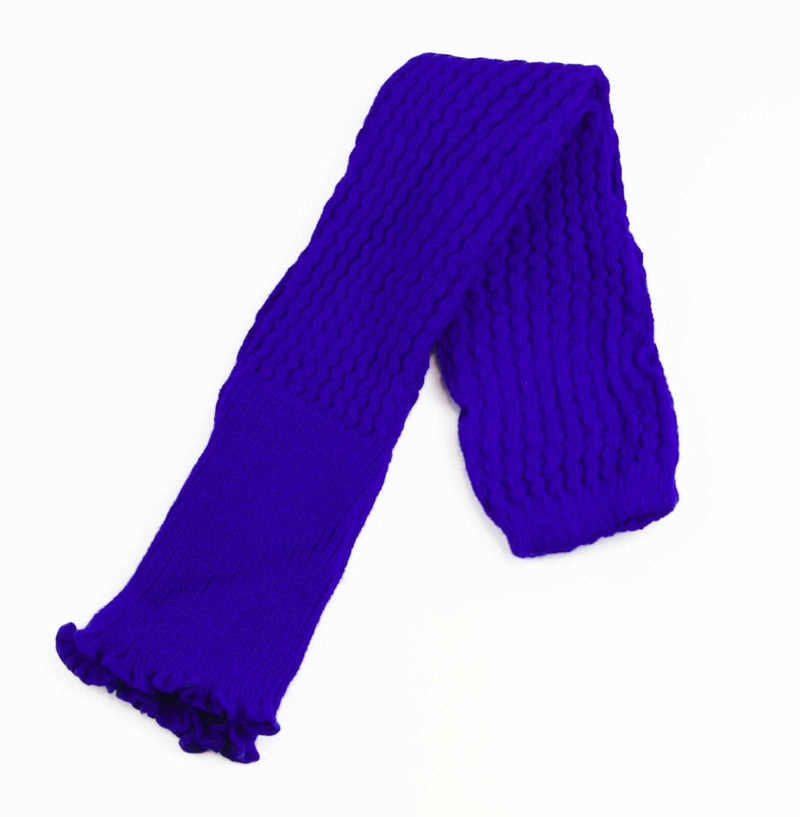 Knee High Leg Warmers Socks Wooly Knitted Wool Warmer 80S Knit Long
