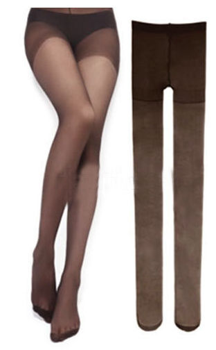 Womens Transparent Light Pantyhose Stockings Tights ~ Black , Dark Brown , Nude