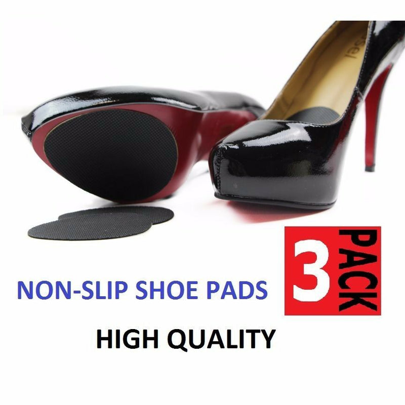 3 Pairs Pack X Self Adhesive Non Slip Shoe Grip Pad High Heels Shoes Sole Pads