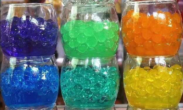 10 Pack X Crystal Soil Water Beads Jelly Ball Vase Filler Home Wedding