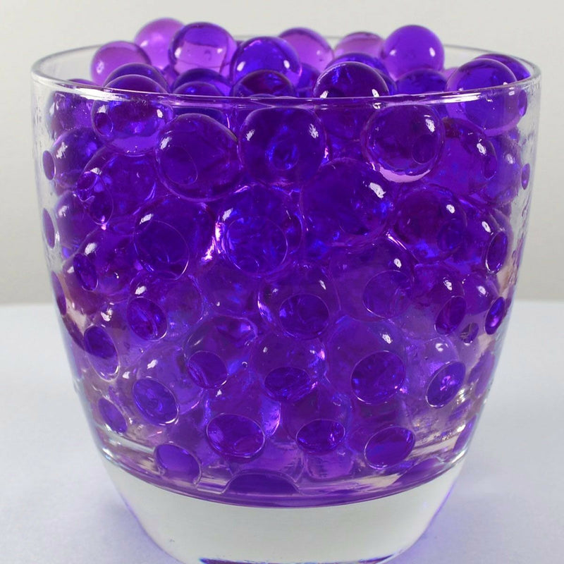 50 Pack X Crystal Soil Water Beads Jelly Ball Vase Filler Home Wedding