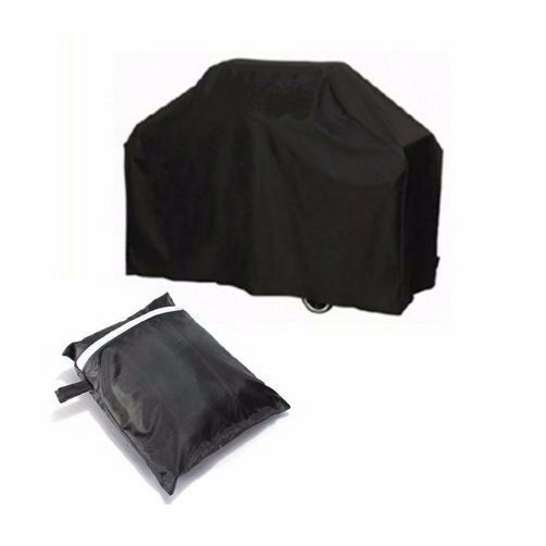 Large Bbq Cover Uv Waterproof Barbecue Grill Protector Outdoor Use Plastic