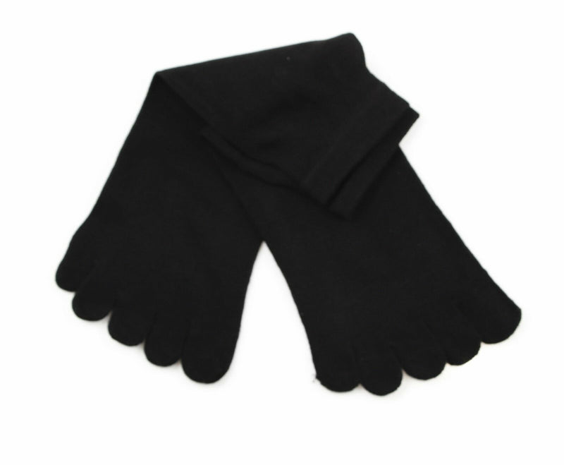 Toe Socks Premium Cotton Ankle Five Finger Socks Black Grey Brown Mens Womens