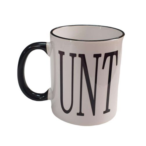 2 x Unt Mug With C Handle Novelty Coffee Tea Cup Rude Naughty With Box