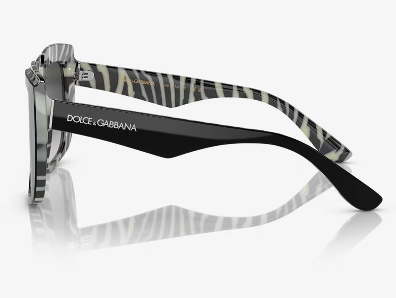 Womens Dolce & Gabbana Sunglasses Dg4414 Top Black On Zebra Sunnies