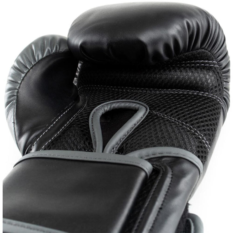 Everlast Powerlock2 Training Boxing Gloves 12Oz Black/Grey