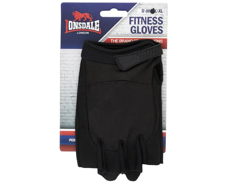 Lonsdale Fitness Gloves Mma Training Boxing Gym Black L-Xl