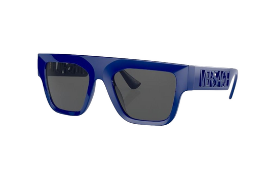 Mens Versace VE4430U Sunglasses Bluette/ Dark Grey