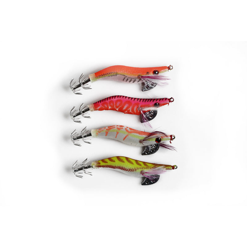 8 x Squid Jigs Lure 2.0 Egi Glow Tail Tackle Calamari Squid Jig Fishing Lures