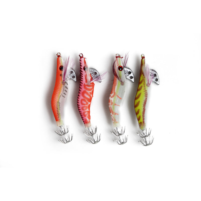 8 x Squid Jigs Lure 2.0 Egi Glow Tail Tackle Calamari Squid Jig Fishing Lures