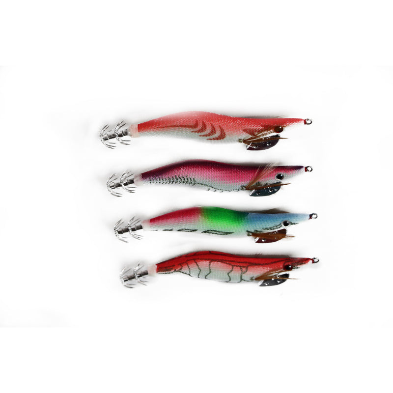 12 X Squid Jigs Lure 3.0 Egi Glow Tail Tackle Calamari Squid Jig Fishing Lures