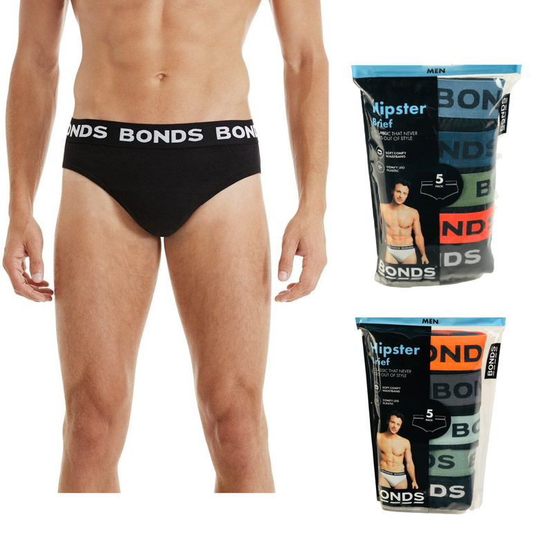10 x Pairs Bonds Mens Hipster Brief Underwear