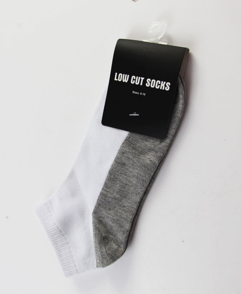 12 X Mens Low Cut White Black Blue Grey Sport Casual Socks