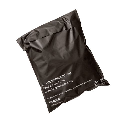 1000 X Black Biodegradable Large Mailer 340X440mm Compostable Bag Satchels