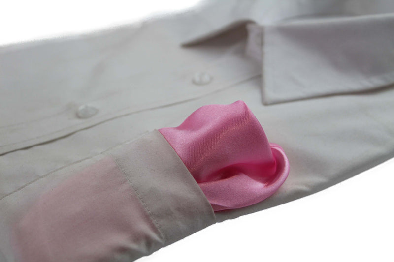 Mens  Baby Pink Pocket Square