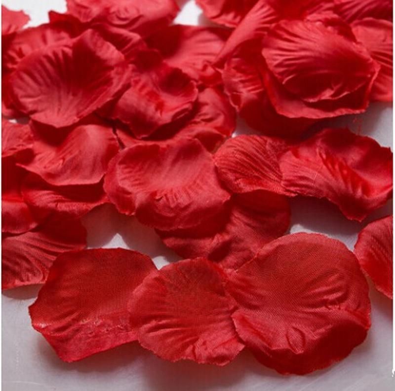 100 Wedding Petals Rose Petal Confetti Table Party Bride Red White Decorations
