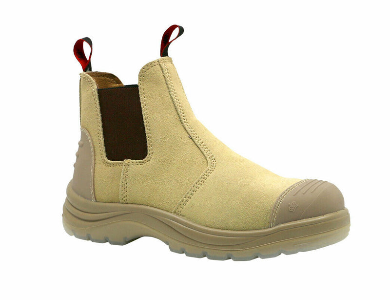Kinggee Wills Sand Gusset Safety Boots Work Shoes