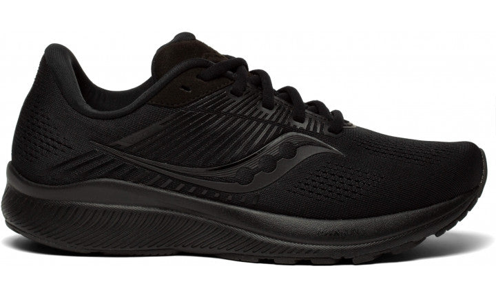 Womens Saucony Guide 14 - Running Shoes Triple Black
