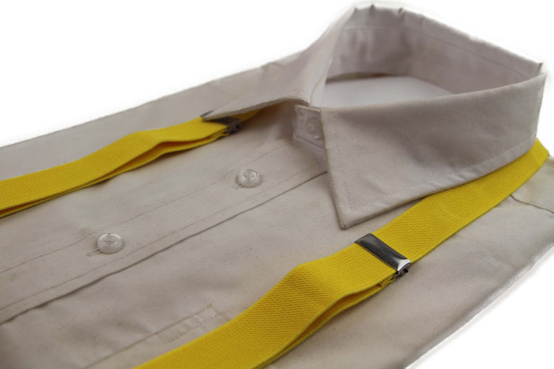 Boys Adjustable Yellow 65Cms Suspenders