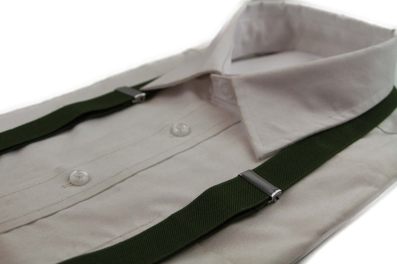 Boys Adjustable Olive 65Cms Suspenders