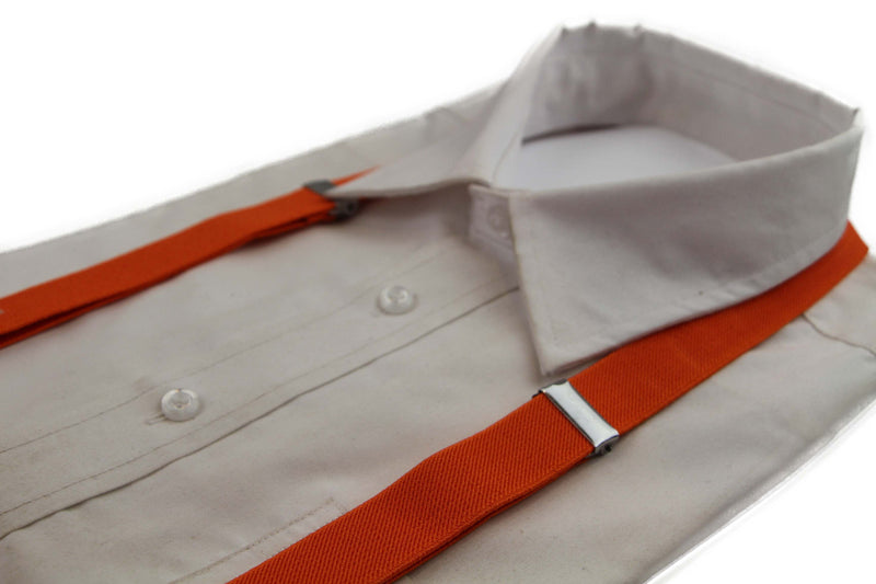Boys Adjustable Orange 65Cms Suspenders