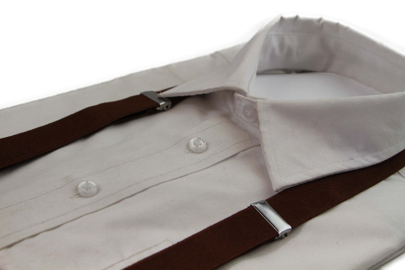 Boys Adjustable Brown 65Cms Suspenders