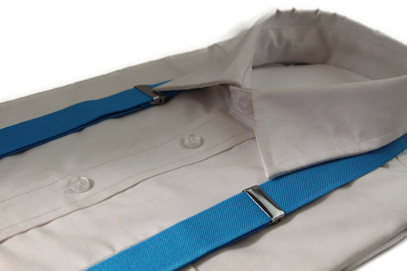Boys Adjustable Light Blue 65Cms Suspenders