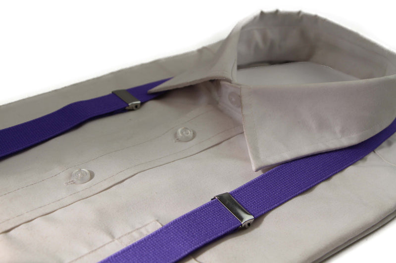 Boys Adjustable Light Purple 65Cms Suspenders