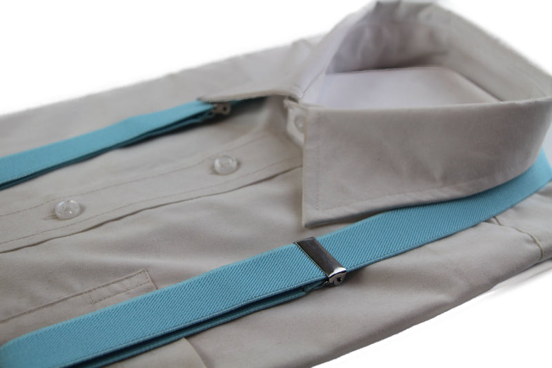 Boys Adjustable Baby Blue 65Cms Suspenders