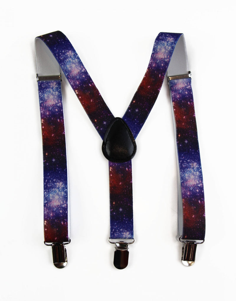 Boys Adjustable Galaxy Patterned Suspenders - Zasel Home of Big Brands