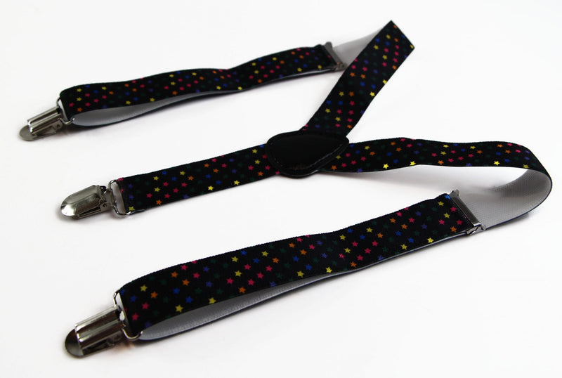 Boys Adjustable Multicoloured Stars Patterned Suspenders - Zasel Home of Big Brands