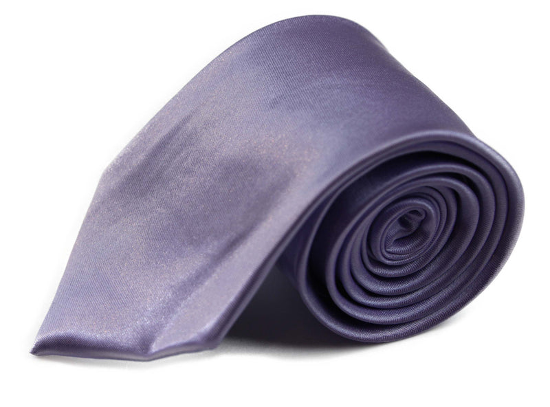 Mens Lavender 8cm Plain Neck Tie