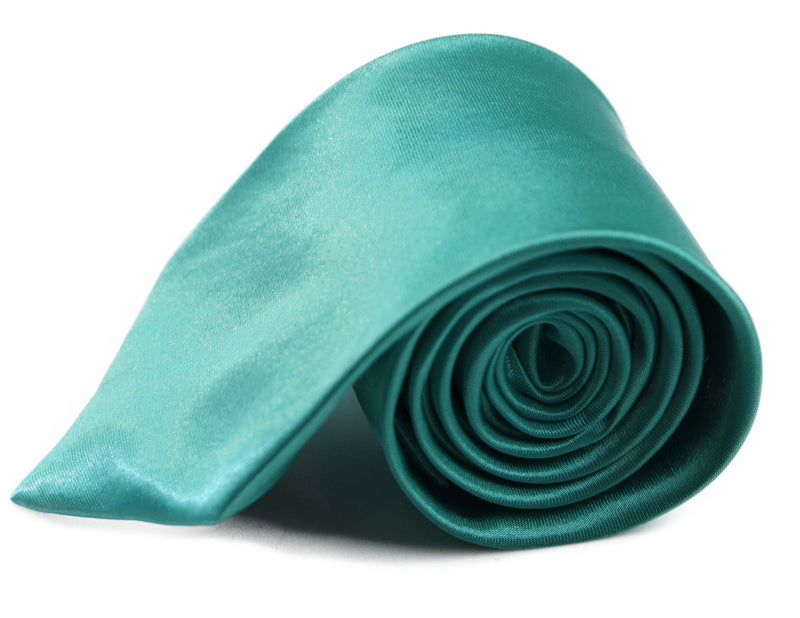 Mens Mint Green 8cm Plain Neck Tie