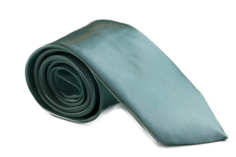 Mens Arctic Blue 8cm Plain Neck Tie