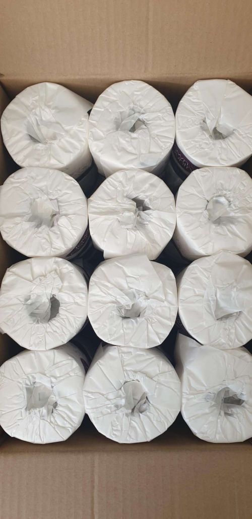 24 X Quality White Toilet Paper Rolls 2 Ply Individually Packed 400 Sheets