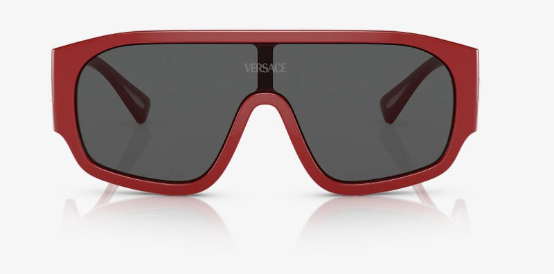 Womens Versace Sunglasses Ve4439 Red/ Dark Grey Sunnies
