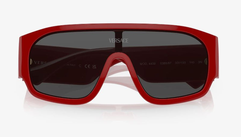 Womens Versace Sunglasses Ve4439 Red/ Dark Grey Sunnies